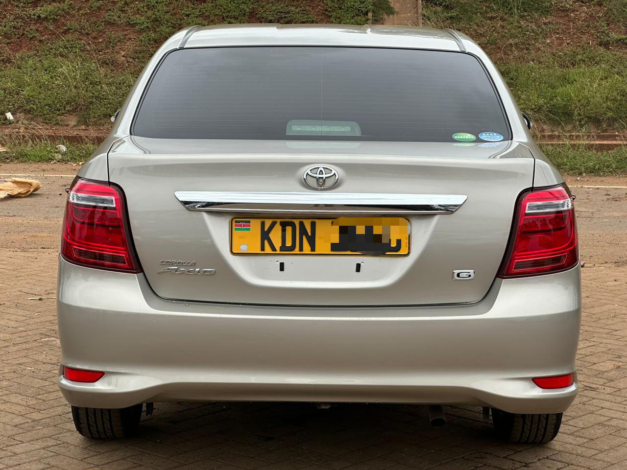 Toyota Axio back view