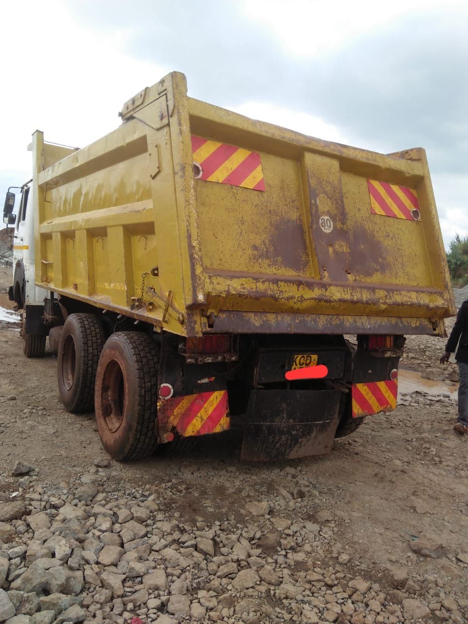 TATA Tipper side view